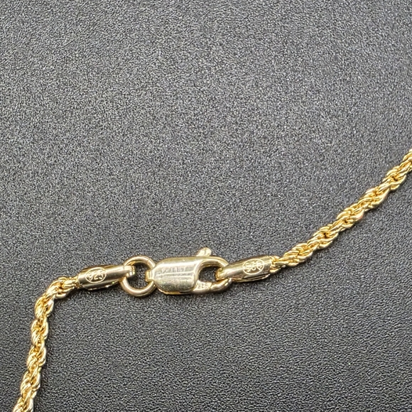 Multicolor Heart Resin CC Pendant Necklace – Gold-Tone Rope Chain - Picture 6 of 7